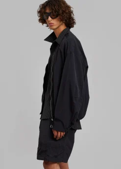 The Frankie Shop Arel Zipper Jacket Black Best