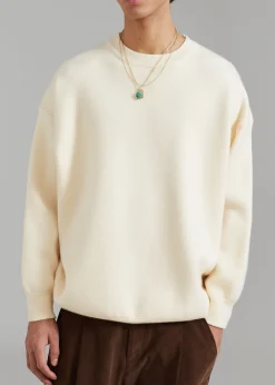 The Frankie Shop Arne Sweater Cream Clearance