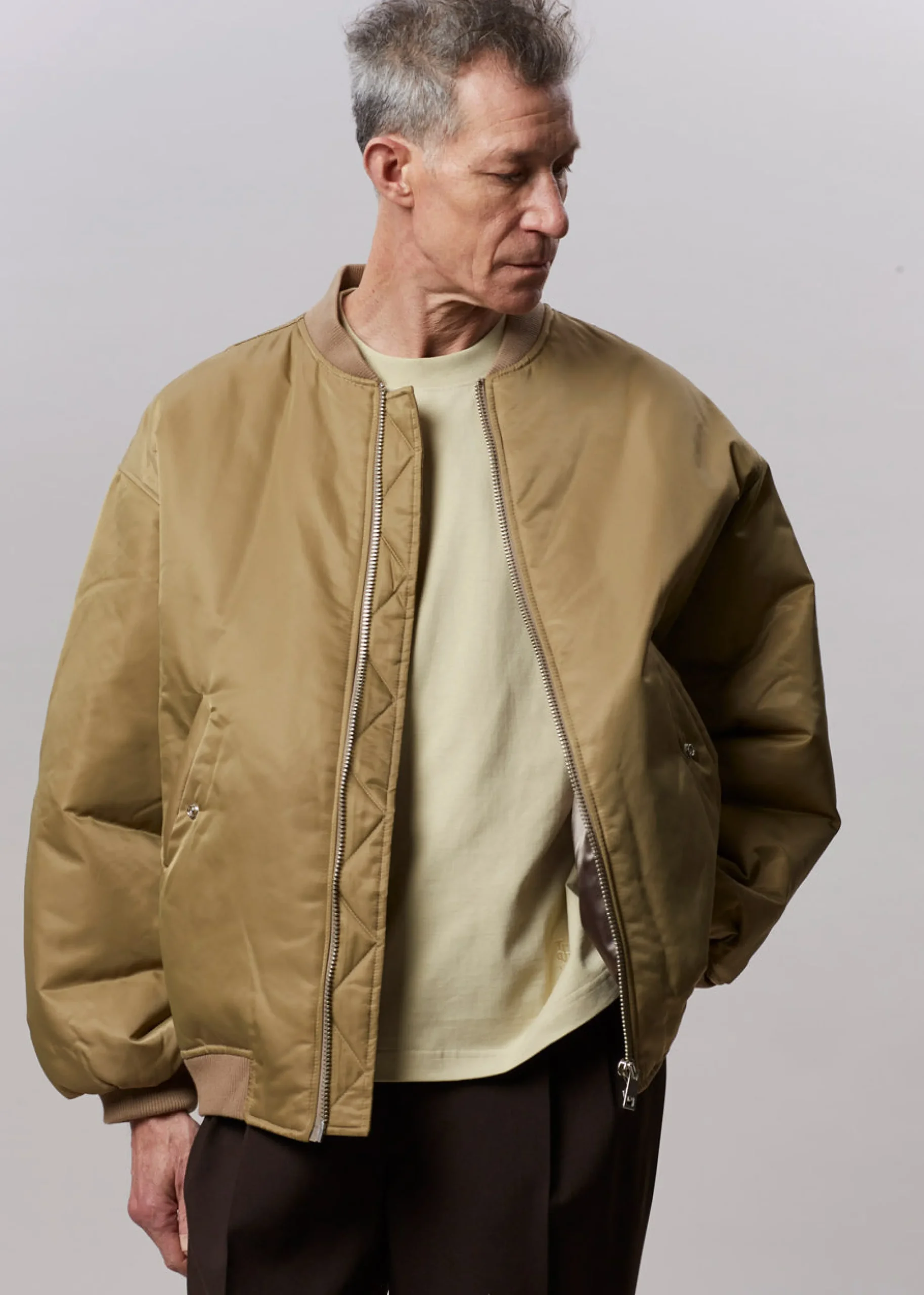 The Frankie Shop Astra Bomber Jacket Olive Hot