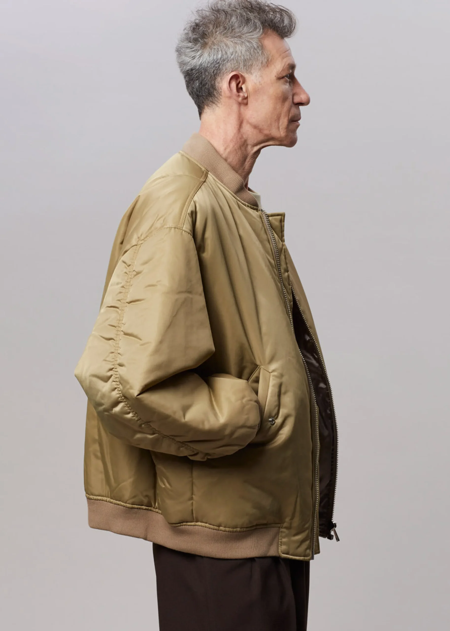 The Frankie Shop Astra Bomber Jacket Olive Hot