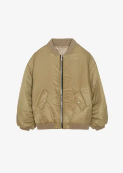 The Frankie Shop Astra Bomber Jacket Olive Hot