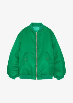 The Frankie Shop Astra Bomber Jacket Kelly Green Clearance
