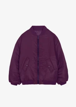 The Frankie Shop Astra Bomber Jacket Royal Purple Outlet