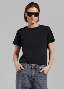The Frankie Shop Athens Tee Black