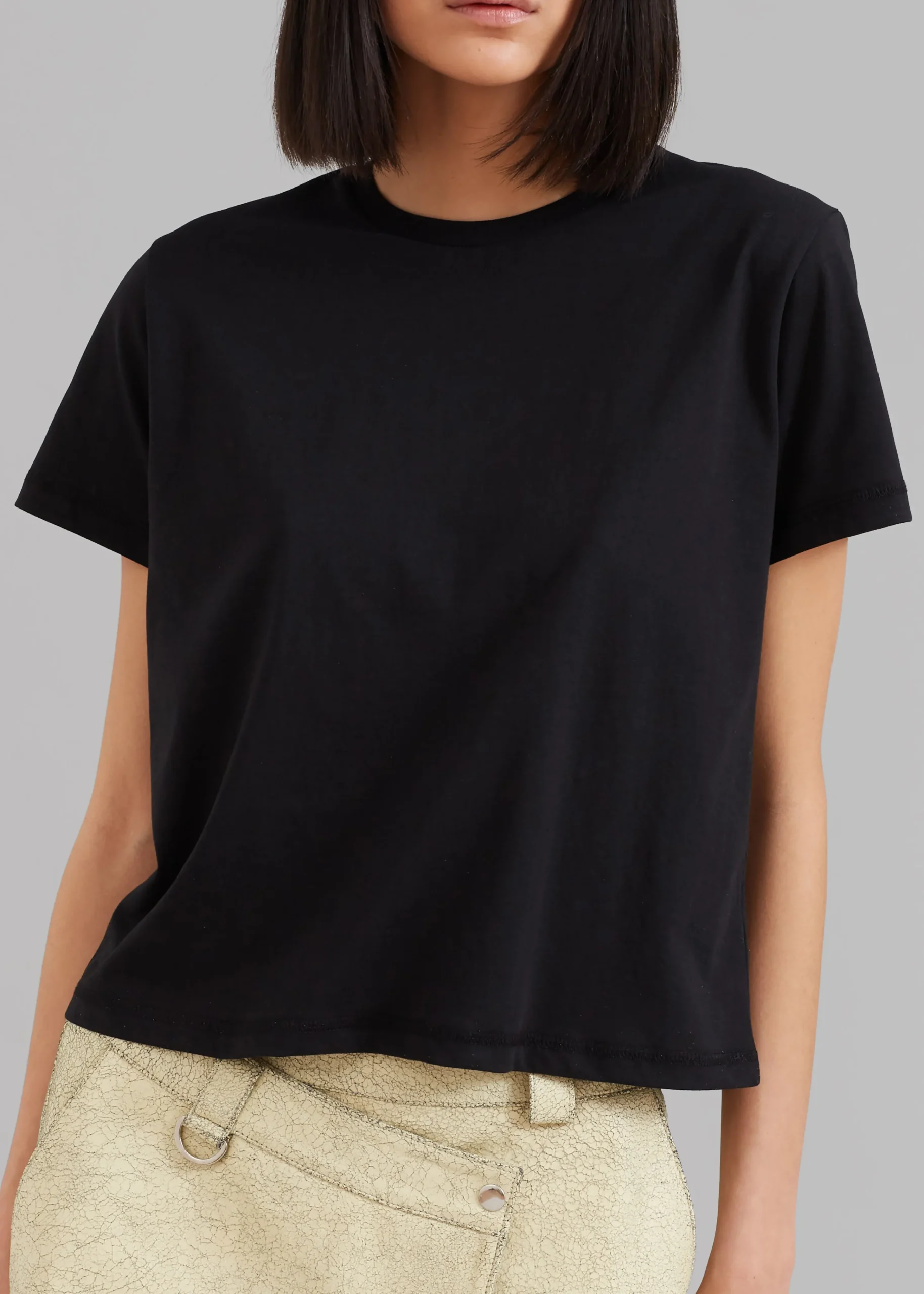 The Frankie Shop Athens Tee Black