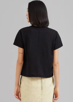 The Frankie Shop Athens Tee Black