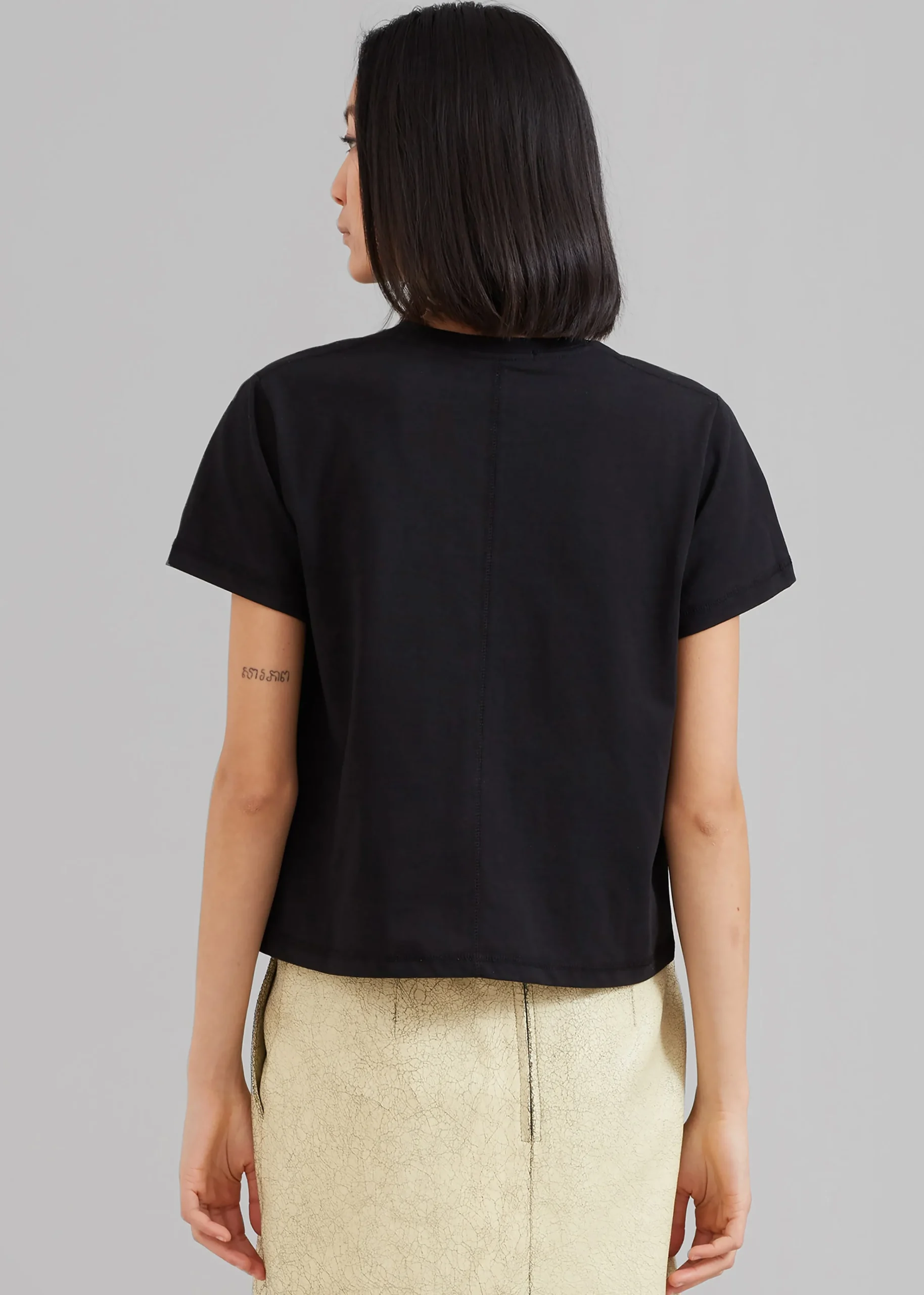 The Frankie Shop Athens Tee Black