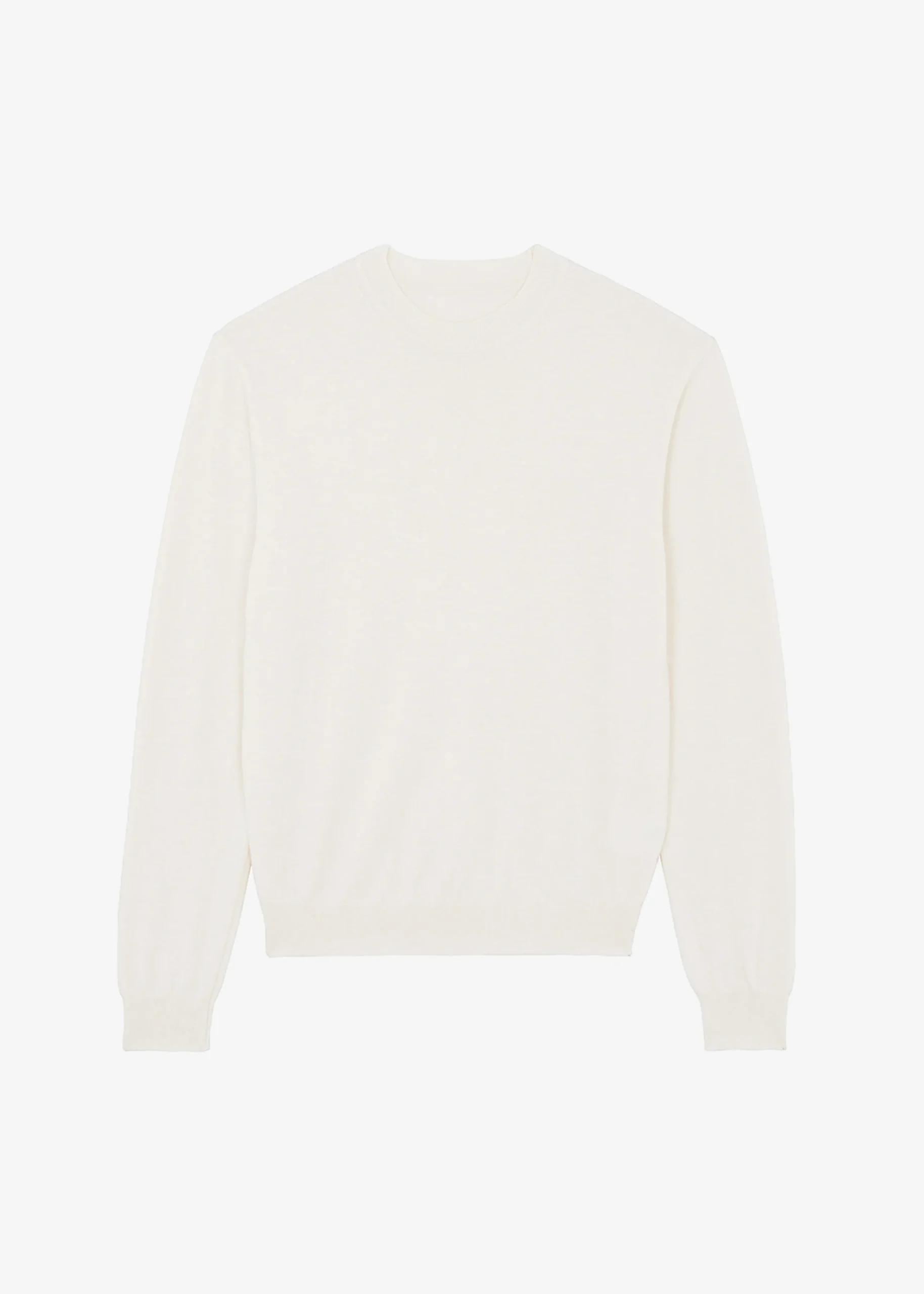 The Frankie Shop Aurora Wool Blend Knit Sweater Cream Hot