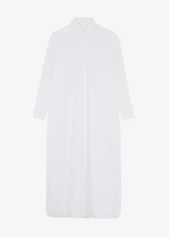 The Frankie Shop Avery Shirt Dress White Clearance
