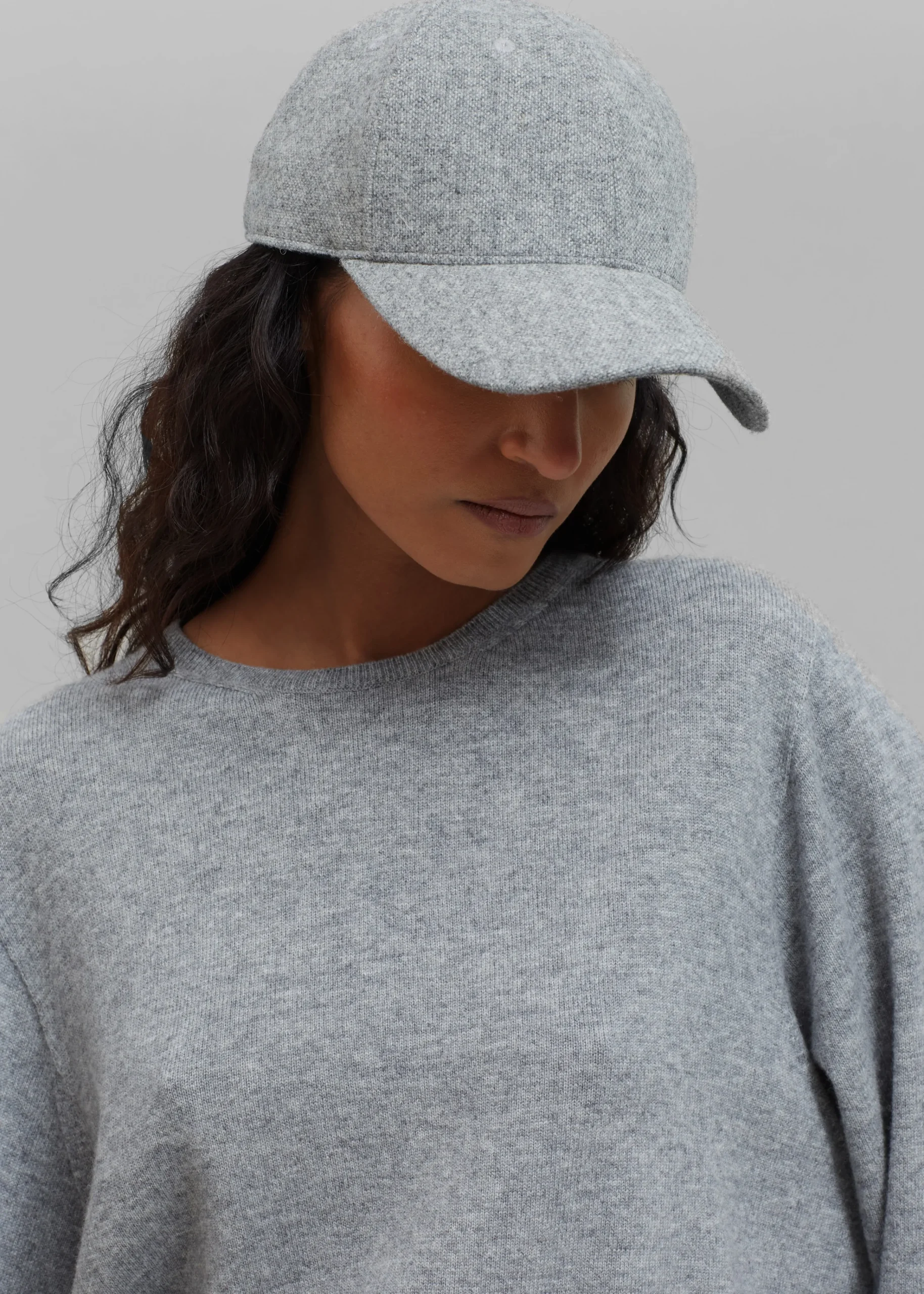 The Frankie Shop Bangor Roundneck Knit Top Grey Clearance