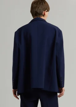 The Frankie Shop Bea Blazer Midnight Blue New