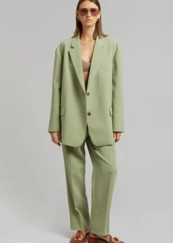 The Frankie Shop Bea Blazer Sage Clearance