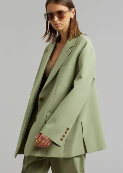 The Frankie Shop Bea Blazer Sage Clearance
