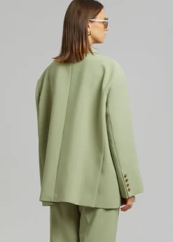 The Frankie Shop Bea Blazer Sage Clearance