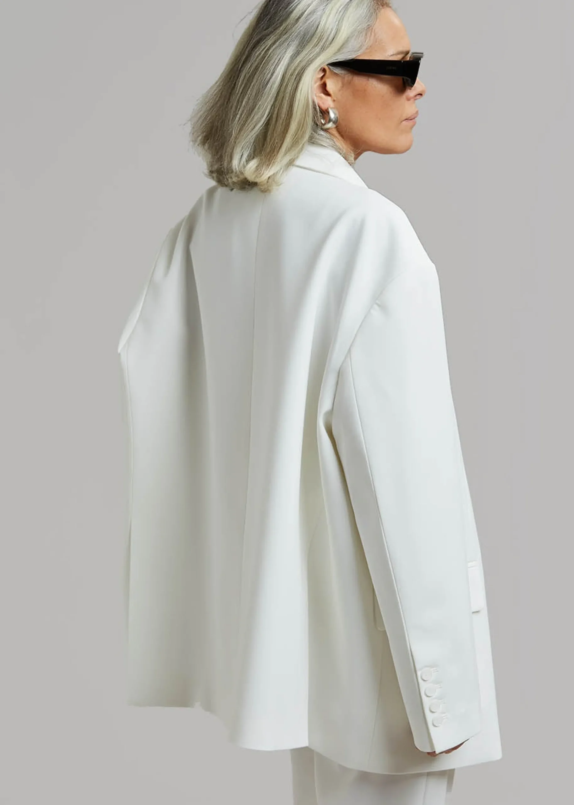The Frankie Shop Bea Blazer White Sale