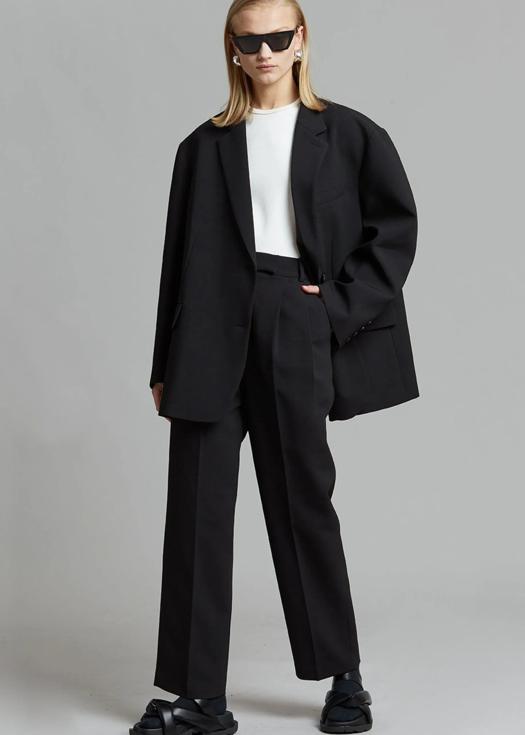 The Frankie Shop Bea Blazer Black Outlet