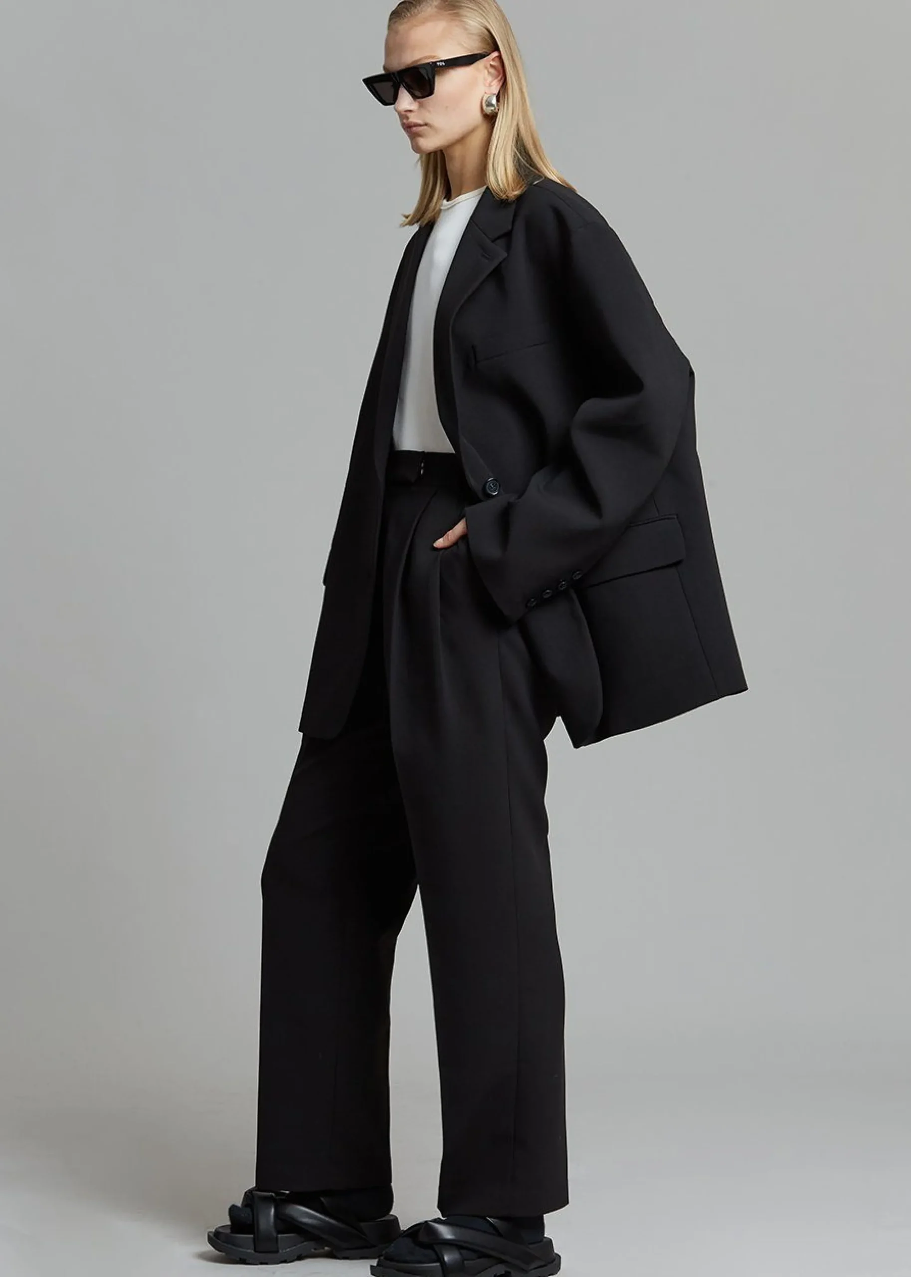 The Frankie Shop Bea Blazer Black Outlet
