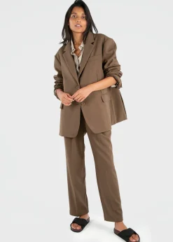 The Frankie Shop Bea Blazer Chocolate Best