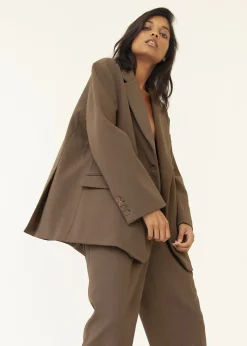 The Frankie Shop Bea Blazer Chocolate Best