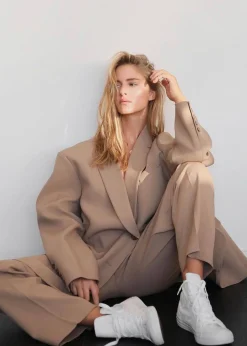The Frankie Shop Bea Blazer Latte New