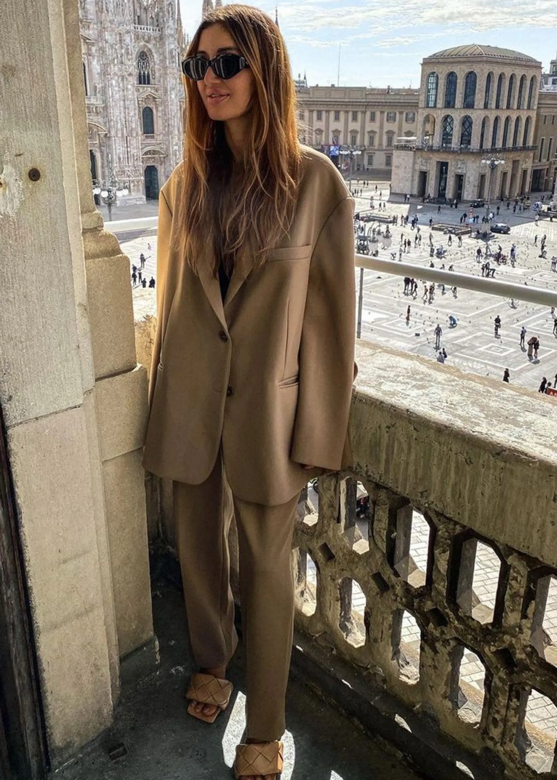 The Frankie Shop Bea Blazer Latte New