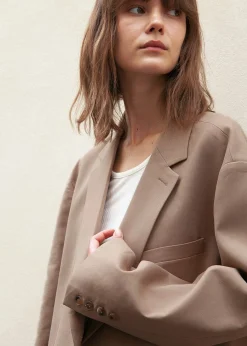 The Frankie Shop Bea Blazer Latte New