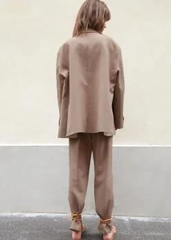 The Frankie Shop Bea Blazer Latte New
