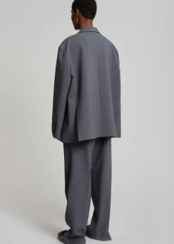 The Frankie Shop Bea Blazer Charcoal