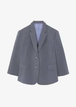 The Frankie Shop Bea Blazer Charcoal