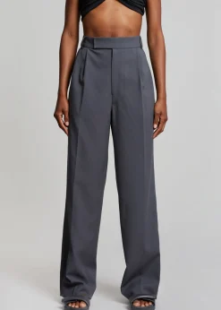 The Frankie Shop Bea Suit Pants Charcoal Hot