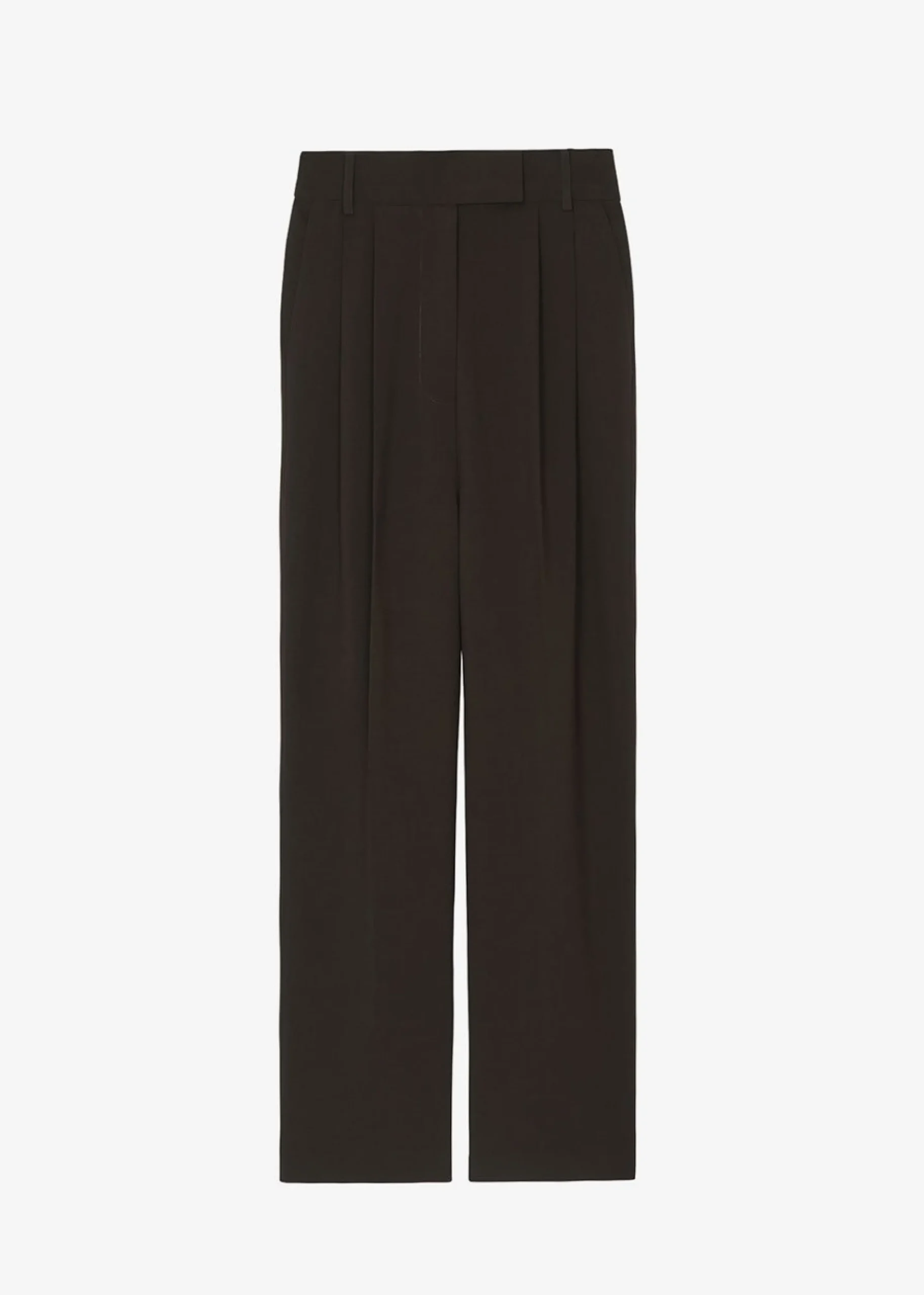The Frankie Shop Bea Suit Pants Dark Espresso Clearance
