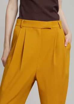 The Frankie Shop Bea Suit Pants Mustard Best