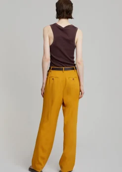 The Frankie Shop Bea Suit Pants Mustard Best
