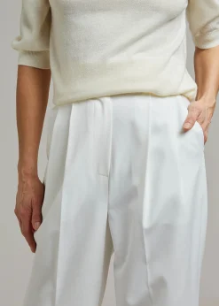 The Frankie Shop Bea Suit Pants White