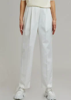 The Frankie Shop Bea Suit Pants White