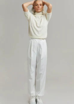 The Frankie Shop Bea Suit Pants White