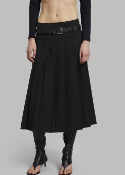 The Frankie Shop Beaufille 24/7 Belt Black New