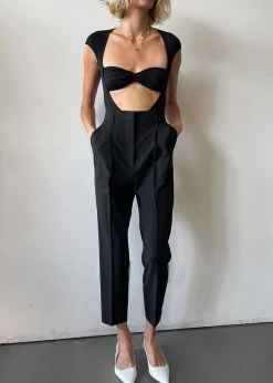 The Frankie Shop Beaufille Baes Bodysuit Black Sale