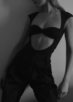 The Frankie Shop Beaufille Baes Bodysuit Black Sale
