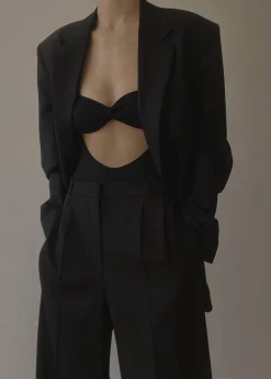 The Frankie Shop Beaufille Baes Bodysuit Black Sale