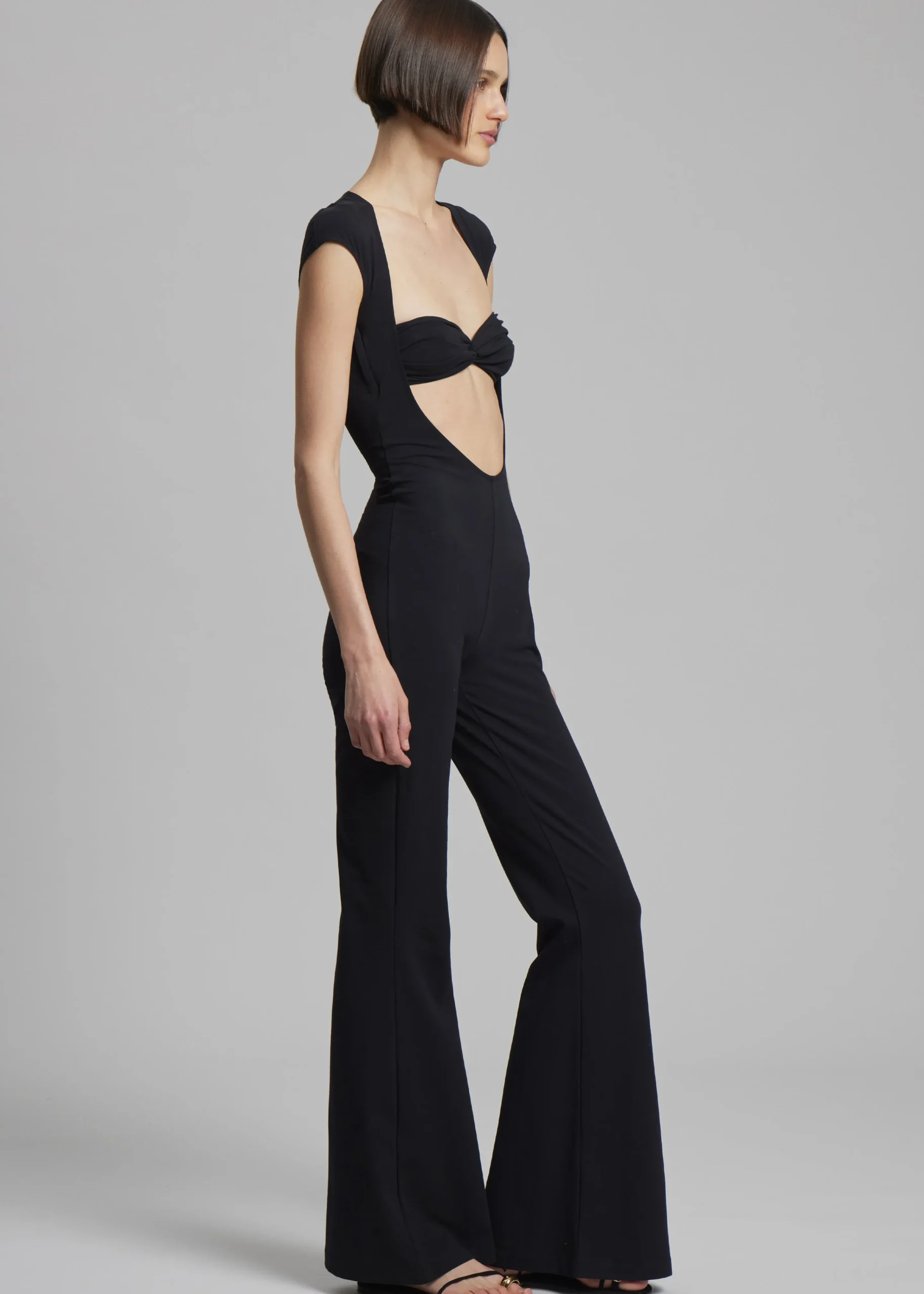 The Frankie Shop Beaufille Baes Catsuit Black Outlet