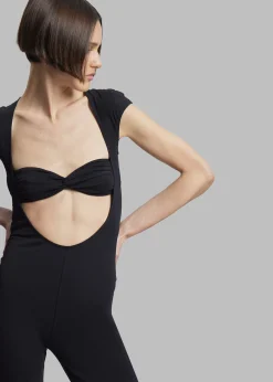 The Frankie Shop Beaufille Baes Catsuit Black Outlet