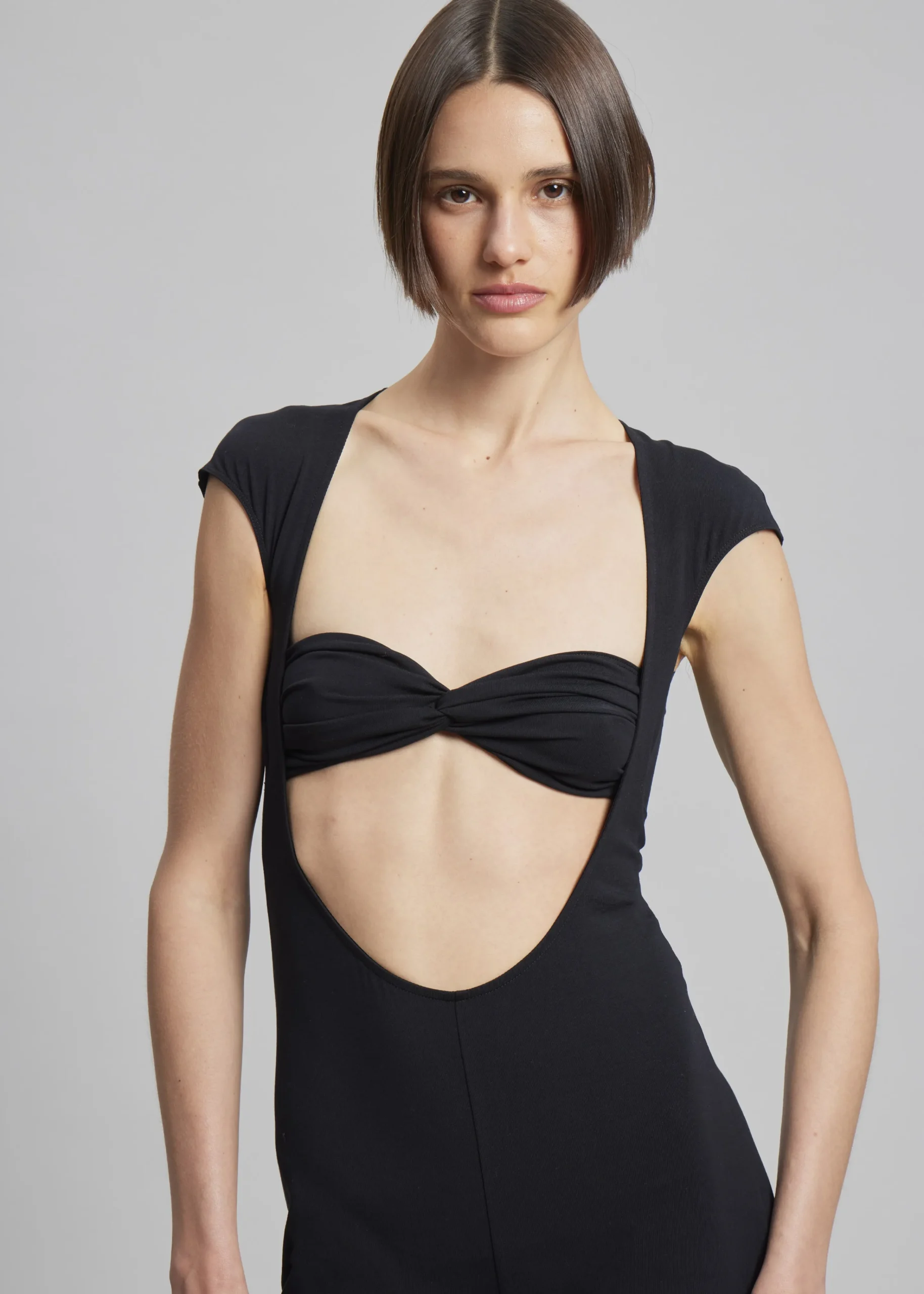 The Frankie Shop Beaufille Baes Catsuit Black Outlet