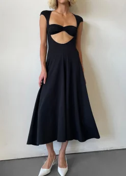 The Frankie Shop Beaufille Baes Dress Black Sale