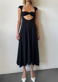 The Frankie Shop Beaufille Baes Dress Black Sale