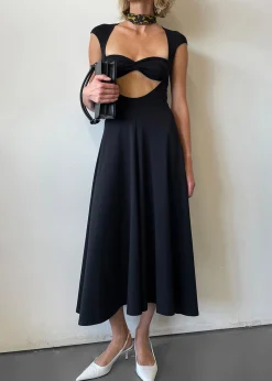 The Frankie Shop Beaufille Baes Dress Black Sale