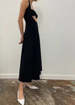 The Frankie Shop Beaufille Baes Halter Dress Black Best