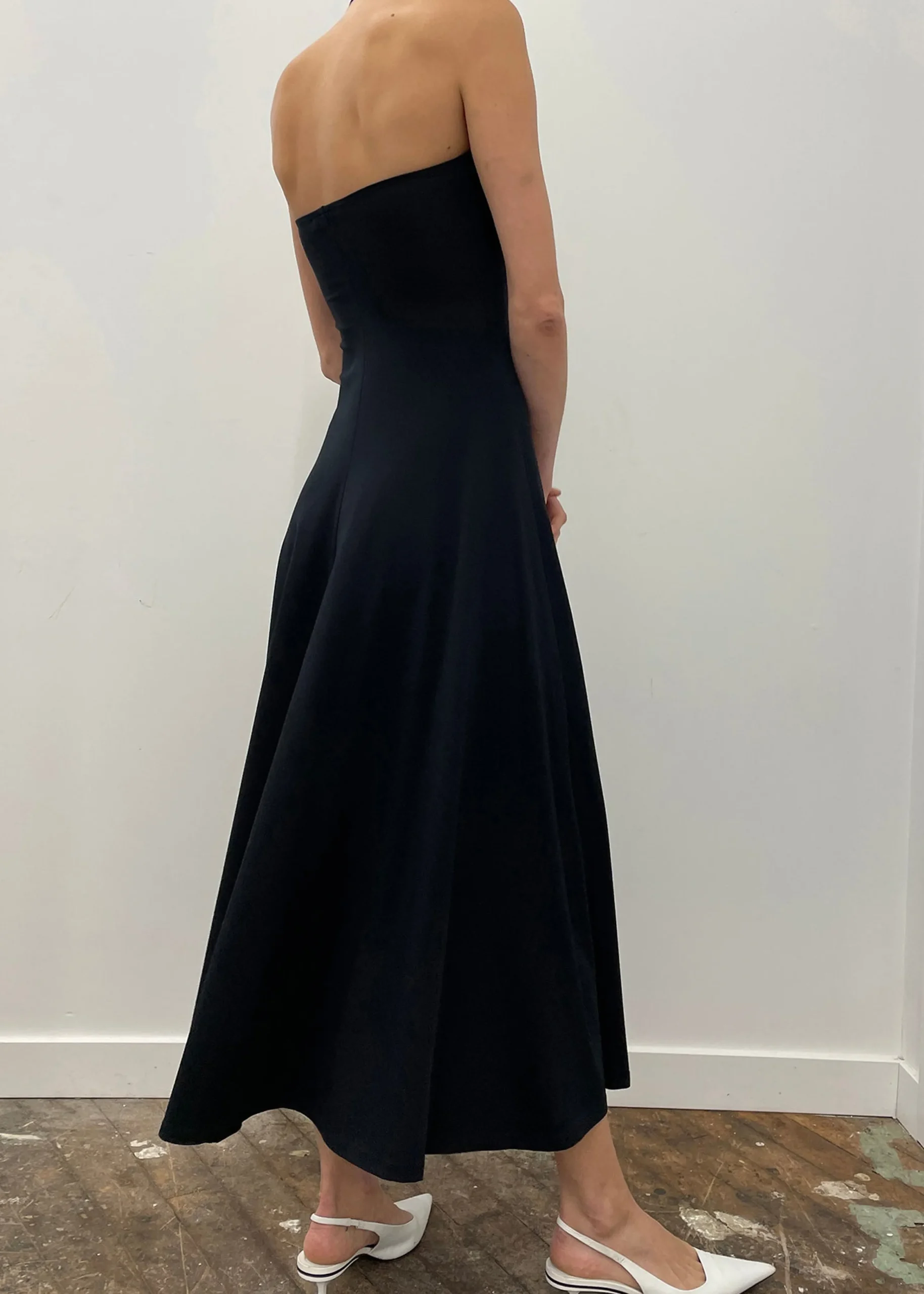 The Frankie Shop Beaufille Baes Halter Dress Black Best
