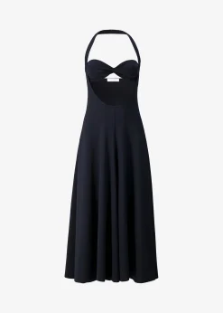 The Frankie Shop Beaufille Baes Halter Dress Black Best
