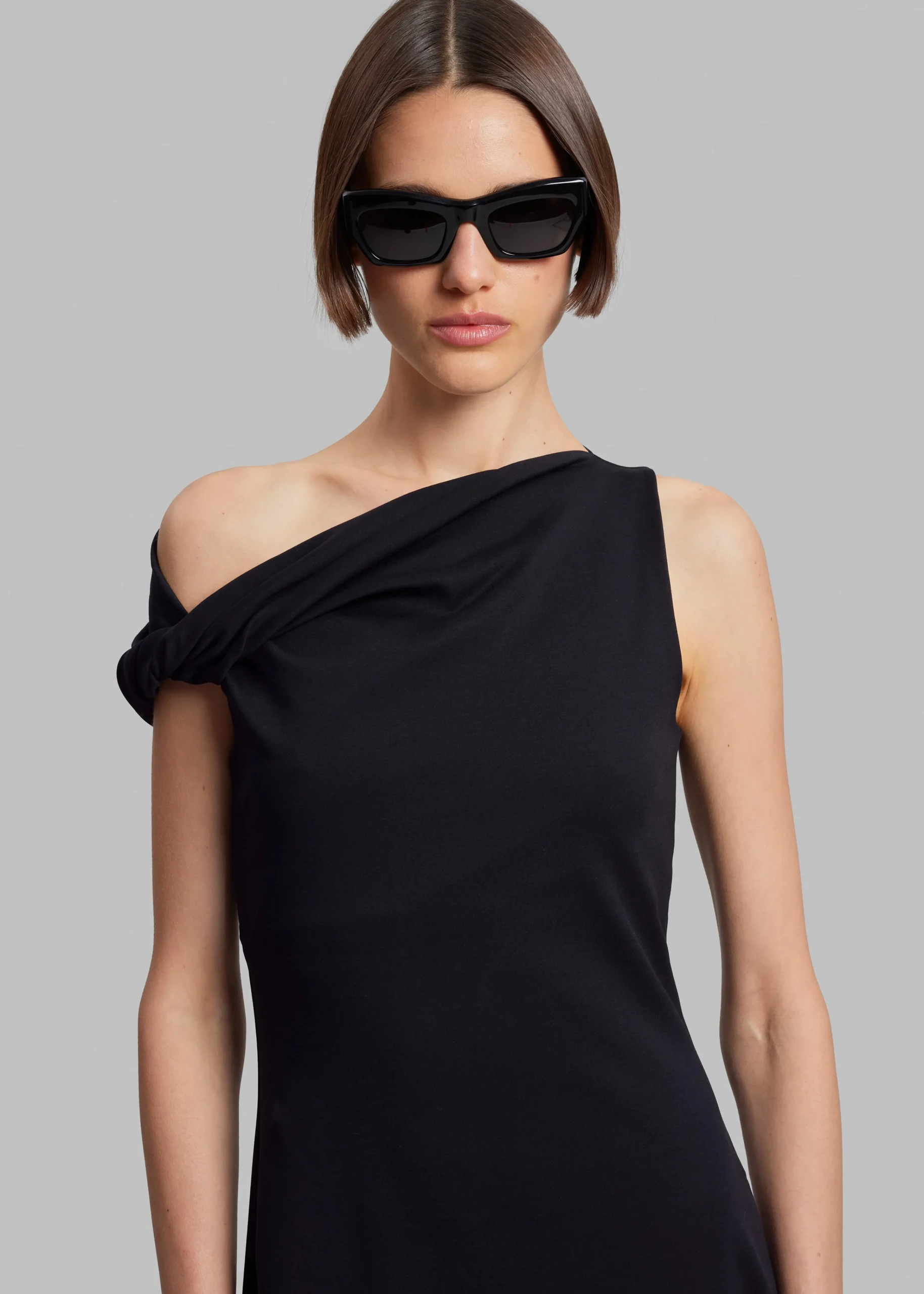 The Frankie Shop Beaufille Indi Dress Black Hot
